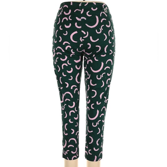 Lucy & Yak Camden Trousers Organic Cotton Watermelon Print Green Size 34 - Picture 3 of 16